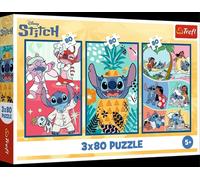 S.CENA Puzzle - _3x80_ - Stitchův větrný mlýn /Disney Lilo amp; Stitch