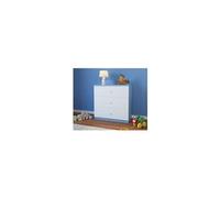 s - Commode babydreams bleue unie