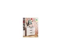 KOCOT KIDS Classique Commode d'enfant, Blanc, 92x41x80,5