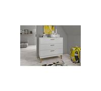 s - Commode kubi blanche