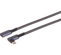 S-Conn 14-74013 Câble USB 0,5 m USB 3.2 Gen 2 (3.1 Gen 2) USB C Noir