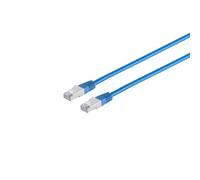 S-Conn 5m RJ45 câble de réseau Cat6 S/FTP (S-STP) Bleu - Câbles de réseau (5 m, Cat6, S/FTP (S-STP), RJ-45, RJ-45, Bleu)