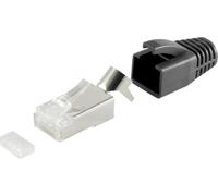 S-Conn 72067-10S Connecteur de fil RJ-45 noir