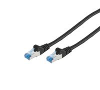 Patchkabel CAT6a RJ45 S/FTP 0,5m black