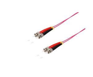 S-Conn à multimode Optique Duplex câble Patch St - St 3 m OM4-violett