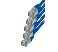 S-Conn Cat.6 S/FTP 0.25 m câble de réseau 0,25 m Cat6 S/FTP (S-STP) Bleu - Câbles de réseau (0,25 m, Cat6, S/FTP (S-STP), RJ-45, RJ-45, Bleu)