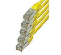 S-Conn Cat.6 S/FTP 0.25 m câble de réseau 0,25 m Cat6 S/FTP (S-STP) Jaune - Câbles de réseau (0,25 m, Cat6, S/FTP (S-STP), RJ-45, RJ-45, Jaune)