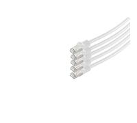 S-Conn Cat.7 S/FTP 1 m câble de réseau Cat7 S/FTP (S-STP) Blanc - Câbles de réseau (1 m, Cat7, S/FTP (S-STP), RJ-45, RJ-45, Blanc)