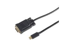 S/CONN maximum connectivity 10-59185 câble vidéo et adaptateur 1,8 m USB Type-C VGA (D-Sub) Noir