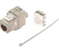 S/CONN maximum connectivity 10x Keystone cat.6 A certifié, 500 MHz, boîtier moulé sous pression, entièrement blindét--VE10 (75004-10SET)