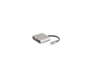 S/CONN maximum connectivity 14-05026 station d'accueil Avec fil USB 3.2 Gen 1 (3.1 Gen 1) Type-C Gris