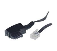 S/CONN maximum connectivity 70093- câble de téléphone 3 m Noir