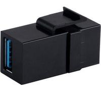 S/CONN maximum connectivity Adaptateur réseau Connecteur Keystone USB-A femelle 3.0, 5Gbps (08-10041)