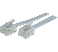 S/CONN maximum connectivity Câble de raccordement modulaire prise western 6/4 sur prise western 6/4, blanc 6,0m (70086-W)