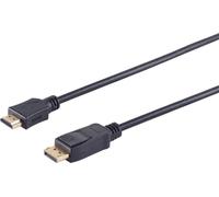 S/CONN maximum connectivity Câble Displayport-Mâle 20p vers HDMI-Mâle, contacts dorés, 10m (77498-2)