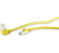S/CONN maximum connectivity Câble réseau patch, cat 6, S/FTP, PIMF, angle droit, jaune, 20,0m (08-64092)