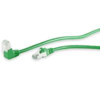 S/CONN maximum connectivity Câble réseau patch, cat 6, S/FTP, PIMF, angle droit, vert, 0,25m (08-64003)