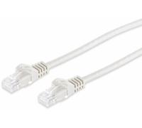 S/CONN maximum connectivity Câble réseau RJ45 Câble patch U/UTP avec câble brut Cat.7 blanc 0,5m (08-35016)
