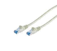 S/CONN maximum connectivity CAT 6A S/FTP networking cable 1m Grey gray 1 m