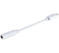 S/CONN maximum connectivity connecteur 8 broches mâle vers 3,5mm audio femelle, blanc (14-05014)