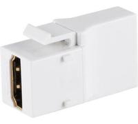 S/CONN maximum connectivity Connecteur Keystone adaptateur réseau HDMI-A femelle 18Gbps, angle (08-10051)