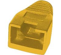 S/CONN maximum connectivity Connecteur modulaire réseau Connecteur cat.5e cat.6 8 pôles, 8 contacts occupés, blindé, contacts dorés, avec guide d'insertion et passe-fil jaune (72057-Y)