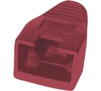 S/CONN maximum connectivity Connecteur modulaire réseau Connecteur cat.5e cat.6 8 pôles, 8 contacts occupés, blindé, contacts dorés, avec guide d'insertion et passe-fil rouge (72057-R)