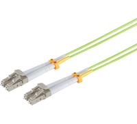S/CONN maximum connectivity LWL-Duplex Patchkabel LC/LC 50/125µ, OM5, lindgrün, 0,5m (07-500115)