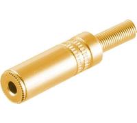 S/CONN maximum connectivity Prise jack stéréo 3,5mm, métal, doré (51210-MG)