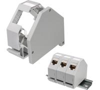 S/CONN maximum connectivity Réseau, adaptateur de profilé chapeau pour modules RJ45 Keystone (08-10020)