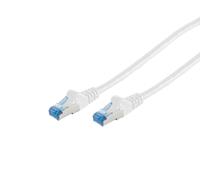 S-Conn Patchkabel CAT6a RJ45 S/FTP 10m White weiß 10 m