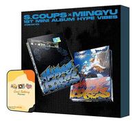 S.COUPS X MINGYU (SEVENTEEN) Album - HYPE VIBES COMBI + BUDDY (2 VER) Full SET Standard ver.+Pre Order Benefits+BolsVos Exclusive Idol-Inspired Giveaways Package