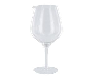 S&D KV7149 Carafe verre à pied géant Décanteur à vin avec bec verseur Comptoir du caviste Verre Transparent D14 x H29,5 cm