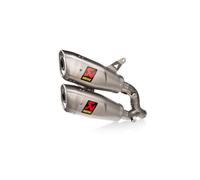 Akrapovic Slip-On Line Arrière Silencieux en titane, argent