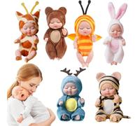 s de Renaissance Miniatures - Mini-né bébé réaliste Doux. Jouet Confortable fabriqué à la Main pour Les, Cadeau Vacances d'anniversaire, décoration Salle crèche, renommée collecti