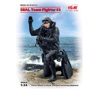 S. E. A. L. Seal Team Fighter #2 (100% New Moules) 1:24 Plastique Model Kit Icm