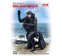 S. E. A. L. Seal Team Fighter #2 (100% New Moules) 1:24 Plastique Model Kit Icm