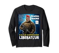 S.E. Le Capitaine Ibrahim TRAORE, LIBERATEUR, Burkina Faso Manche Longue