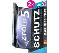 S.E Lot de 2 films de protection d'écran pour Samsung Galaxy Z Fold 5 - Lot de 2 films de protection d'écran fabriqués en Allemagne, aide à l'installation facile, sans poussière et sans bulles,