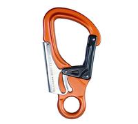 S.E.PEAK Mousqueton en aluminium 25 kN, certifié CE, léger à double verrouillage, crochet captif forgé, équipement de sauvetage haute résistance pour l'escalade, cordon de sécurité, gym, travail dans