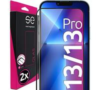 S.E pour Verre Trempé iPhone 13 / 13 Pro - Lot de 2 pièces d'allemagne, protection iPhone 13 / 13 Pro sans poussière ni bulles d'air, avec aide à l'installation, protection ecran iPhone 13 / 13 Pro