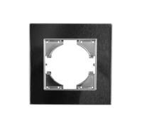 S-EMPOT.ALUMINIUM NOIR CADRE 1 ÉLEMENT