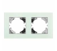 S-EMPOT.CRYSTAL NATUREL 2ELEM.HOR : encastrable élégant en verre naturel avec cadre à deux éléments. Idéal pour éclairer des espaces contemporains avec une touche moderne et sophistiquée.