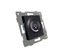 S-EMPOT GRAPHITE RÉGULATEUR DIMMATEUR LED : un appareil sophistiqué au design élégant, idéal pour contrôler l'éclairage des espaces modernes avec efficacité et style.