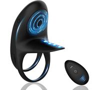 Ś-Éx Tøyș Ġọdẹṃiche Enorme Jouets de Relaxation Hommes Vibrant Anneau de Coq Durable Les Plus Erections de Retardé,Stimulateur D'Anneau de Vibrant Cöcķpennis Couple Plaisir Cli-Toris de Massa