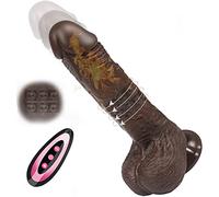 Ś-Éx Tøyș Ġọdẹṃiche Enorme M-Asseur Dido Vibrant Femme, Ġọdẹṃiche Realiste Pour Femme,Vîbrânt Vâ Et Vîěnt Pøǐnt Ġ Áņâlě Avec Věntòuşě Ġødẹș de Texture de Peau Réaliste Homme Gode Pour Homme E