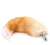 Ś-Éx Tøyș Ġọdẹṃiche Sèxtôysé Ġõđẹ Clîtorîdîen Stîmulàtèur Masseur Portable Cosplay Gentleman Tail Réel For Obstruction Plugs Fémmés Plug-Fox Métal Cristal Obstruction