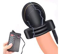 Ś-Éx Tøyș Ġọdẹṃiche Sèxtôysé Ġõđẹ Clîtorîdîen Stîmulàtèur Masseur Portable Électrostimulation Stimulateur de Gland Manchon de Gland En Silicøné Souple Electro Shock Trainer Massager Masturbat