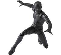 S.H.Figuarts Body-Kun Dx Set 2 (Solid Black Color Ver.) Approx. 150mm Abs&pvc Movable Figure [Import Japonais]