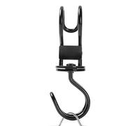 S Hooks - Metal Utensil Holder, Utility Hanging Hooks with Anti Slip Grip Design, Multi Purpose Storage Organizer, Outdoor Camping Gear Accessory for Bbq Grill Garden Backyard Camping Hiking Fishing